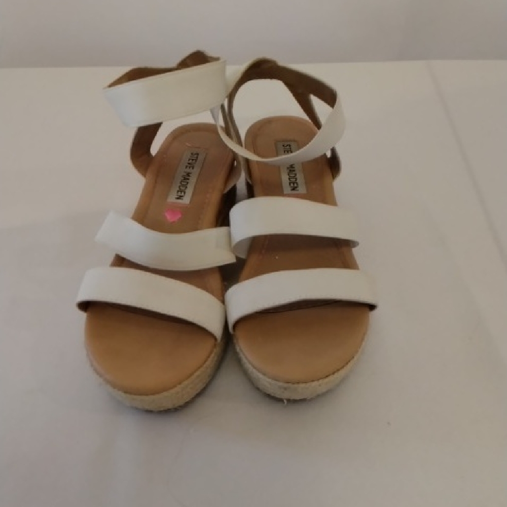 Steve Madden White Kids Sandals